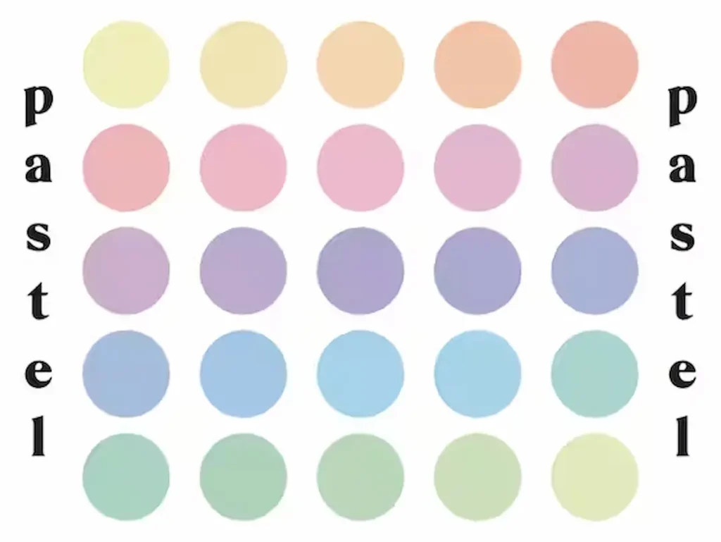 couleurs pastel palette couleurs site web